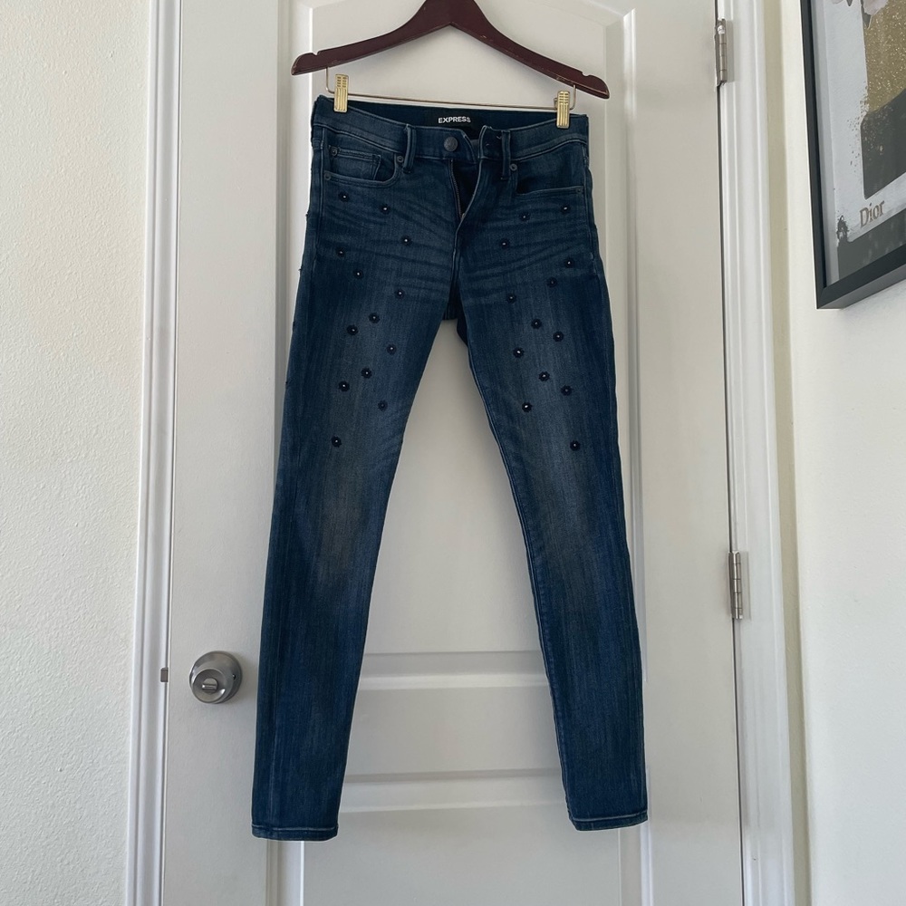 Express jeans mid rise legging